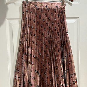 Mickey Mouse pleated skirt - beautiful satin finish material - quality handmade